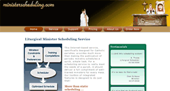 Desktop Screenshot of ministerscheduling.com